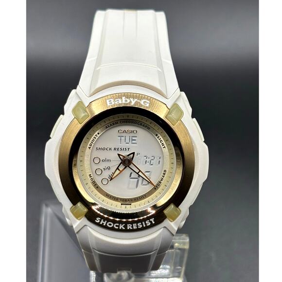 Casio Baby-G BG-70LV-7E LOV-06 Beige Gold Ana-Digi Display Watch Vintage main image 11